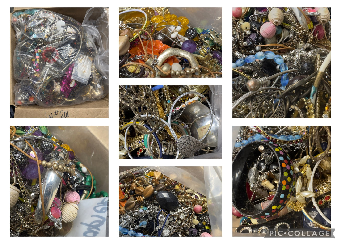 JEWELRY Lots By The Pound Bulk Lot Craft Repair Upcycle Wearable Costume Jewelry Vintage Modern