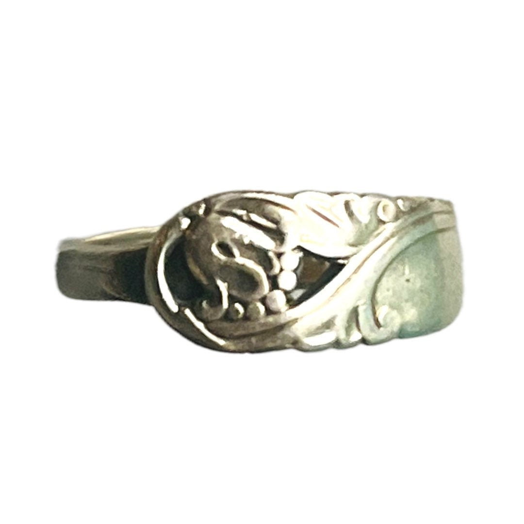 “Spring Glory” Sterling Silver Collectible Adjustable Spoon Ring