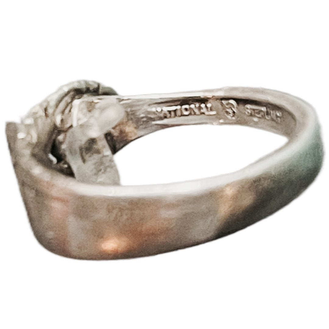 “Spring Glory” Sterling Silver Collectible Adjustable Spoon Ring