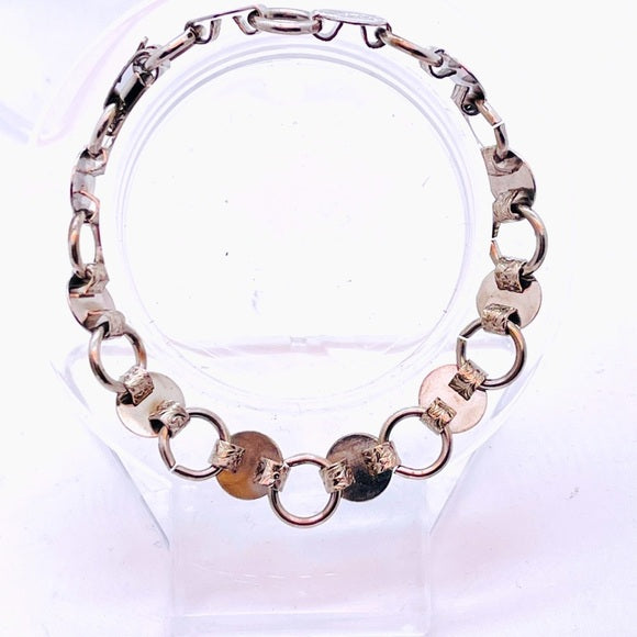 Sarah Coventry Silvertone Vintage Chain Link Bracelet