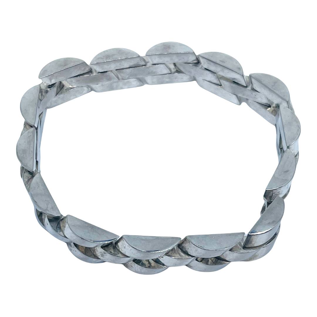 Vintage Men's .925 Sterling Silver Chain Link Bracelet