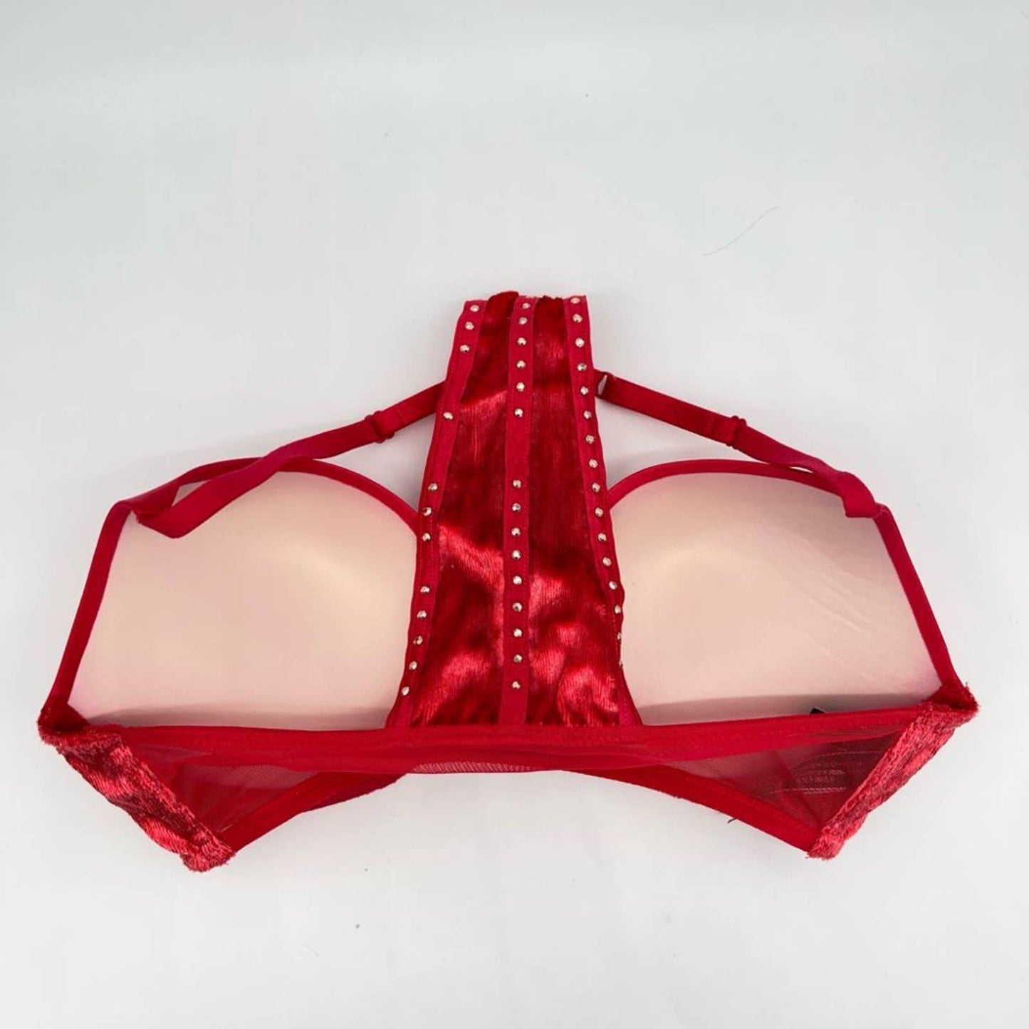 Victorias Secret Bright Red Very Sexy Push Up Bra 32D