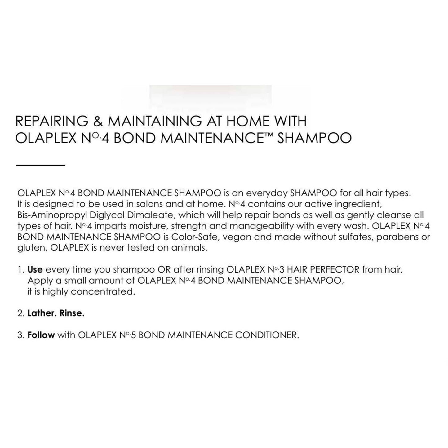 OLAPLEX No. 4 Bond Maintenance Shampoo NEW & SEALED (67.62 oz/2000 ml)