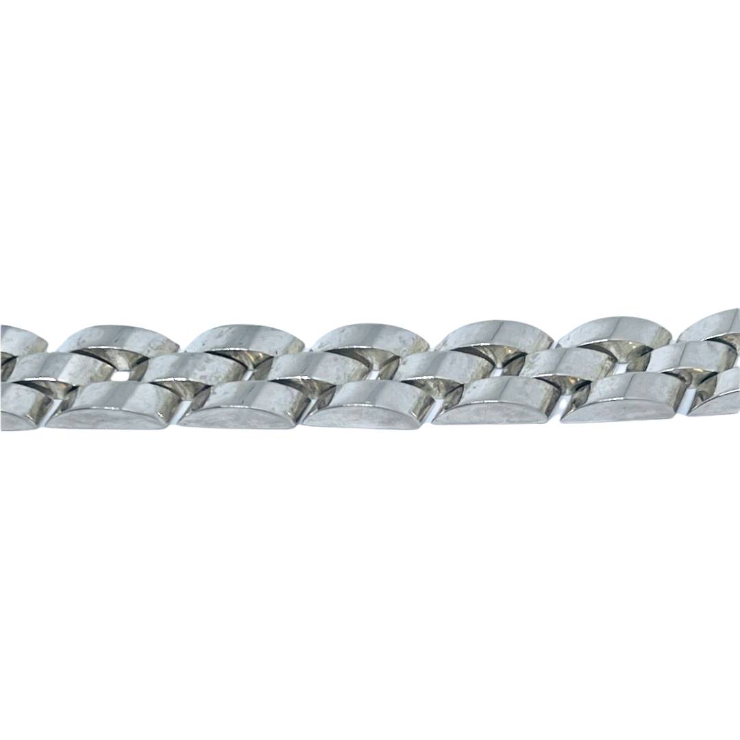 Vintage Men's .925 Sterling Silver Chain Link Bracelet