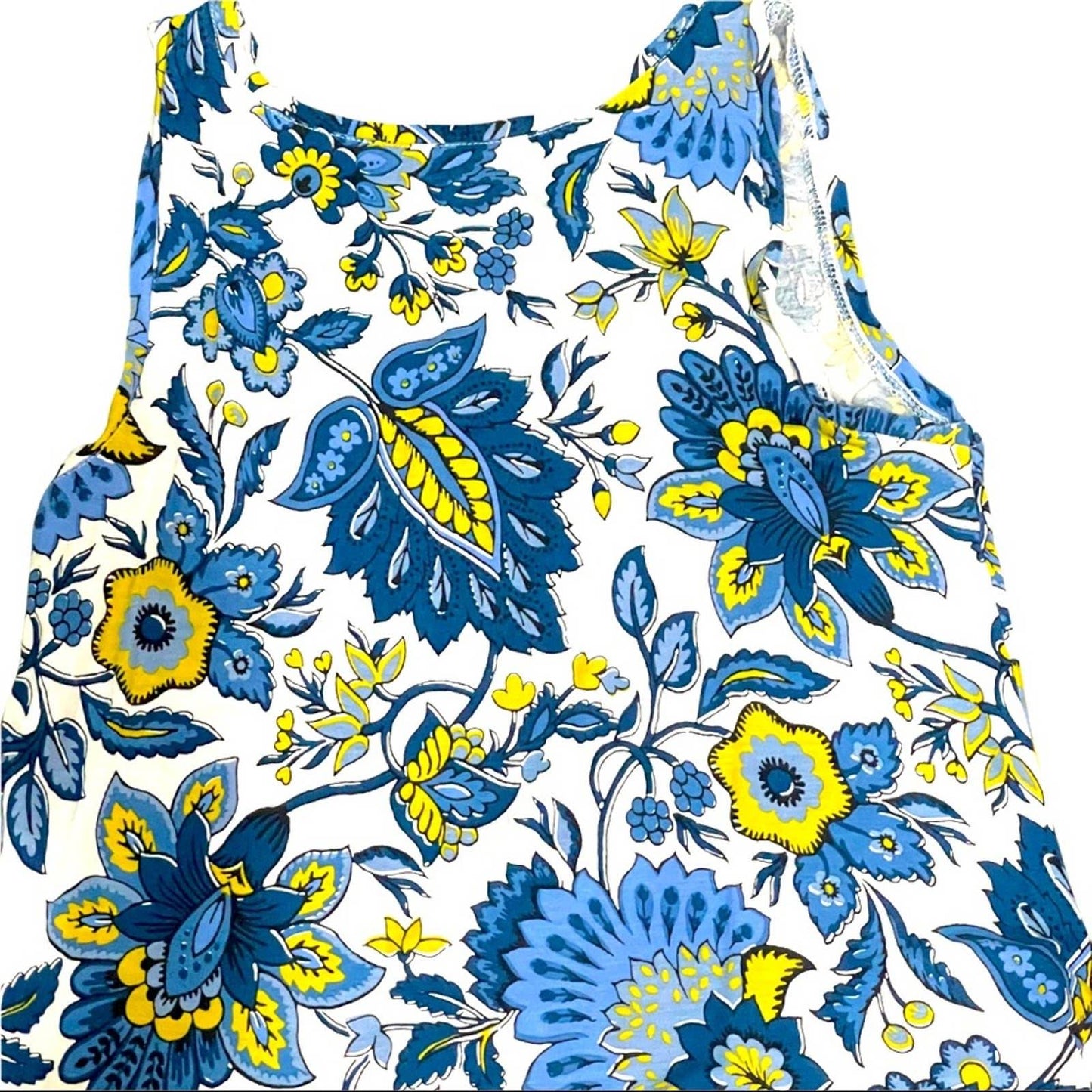 Ann Taylor Loft Sleeveless Floral Top Sz Small