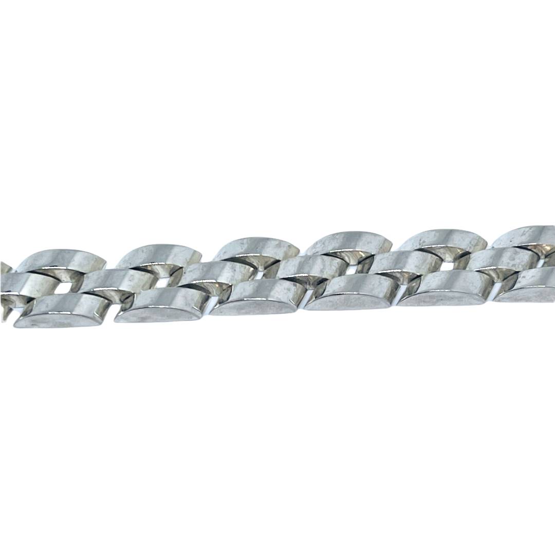 Vintage Men's .925 Sterling Silver Chain Link Bracelet