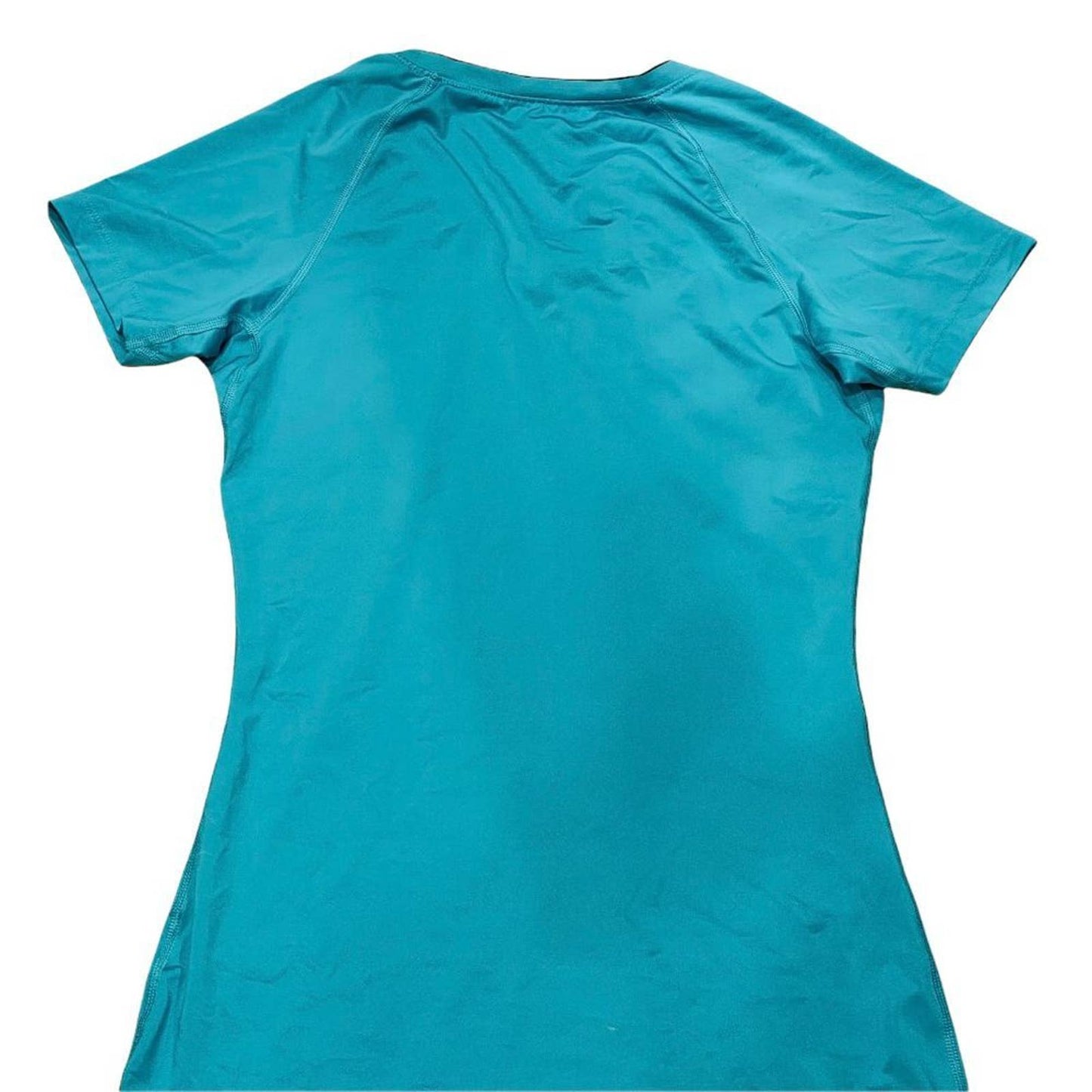 Womens Nike Pro Aqua Blue Athletic T-Shirt Size Small