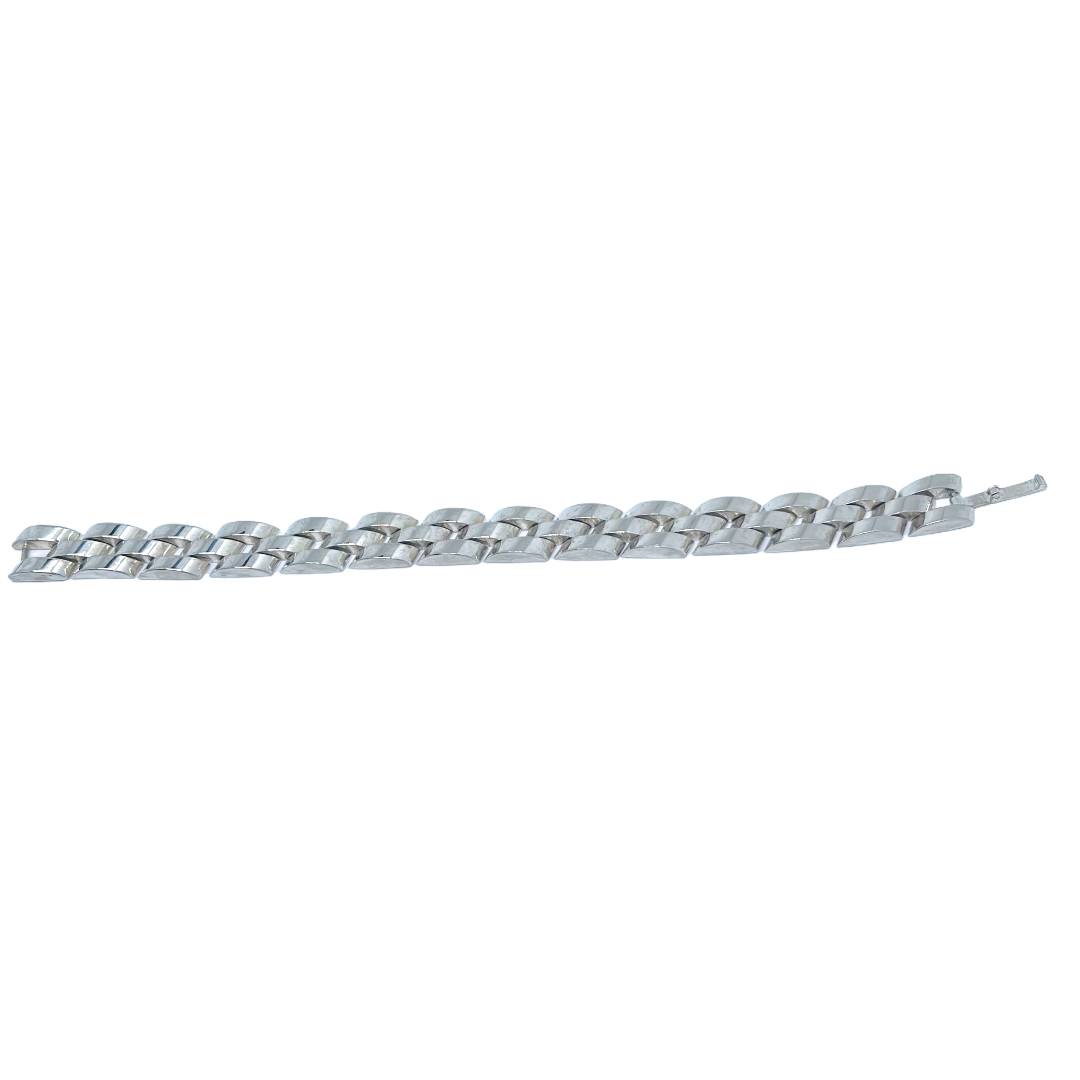 Vintage Men's .925 Sterling Silver Chain Link Bracelet